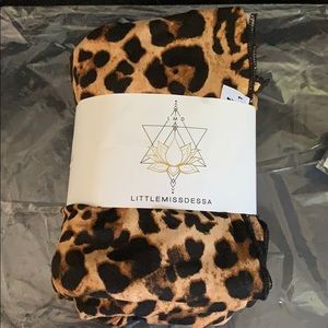LIttle Miss Dessa swaddle & headband.
